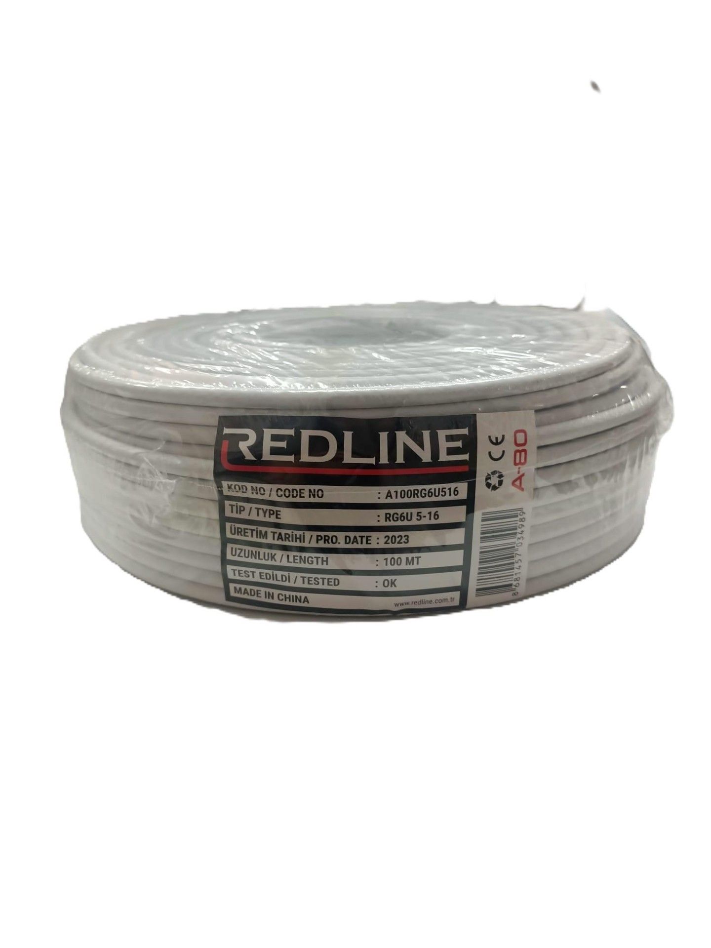 Redline A-80 RG6U 5-16 Coaxial Kablo 100m. #2