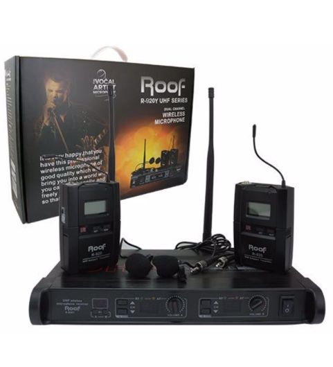 Roof R-920 2 Yaka 2 Kanal Uhf Dijital Telsiz Mikrofon #2