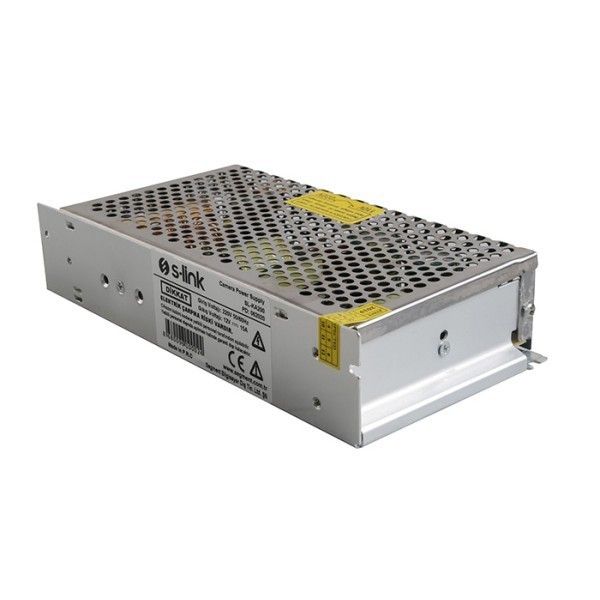 S-Link SL-KA200 12V 15A Metal Kasa Kamera Adaptör #2