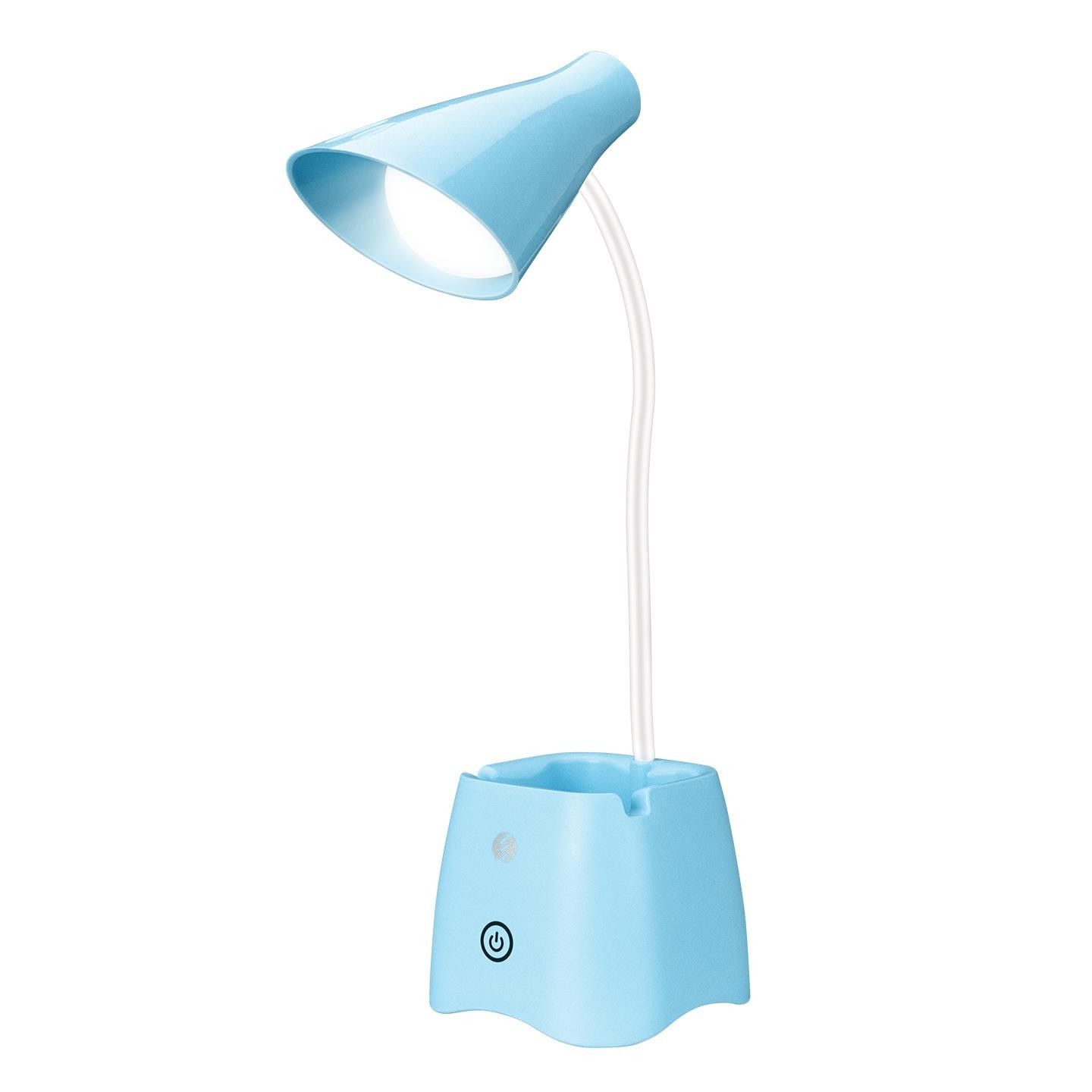 S-Link SL-M9052 Mavi Ledli Kalemlikli Masa Lambası