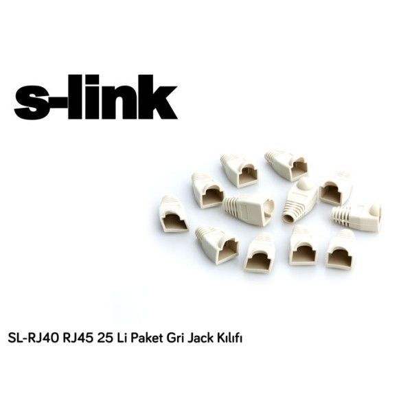 S-Link SL-RJ40 RJ45 Kılıfı Gri (25 li) #2
