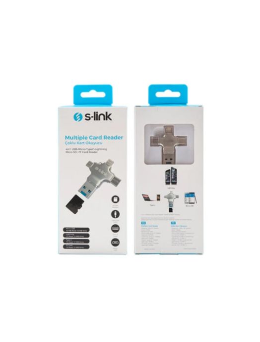 S-Link SL-TA35M Usb Micro TypeC Lightning Kart Okuyucu #2
