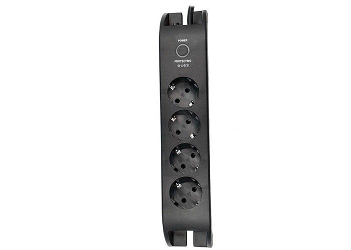 S-Link SPG3040 2m Siyah 3x1.5mm 4 lü Akım Kor.Priz #2