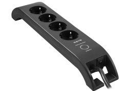 S-Link SPG3041 2m Siyah 3x1.5mm 4 lü Akım Kor.Priz #3