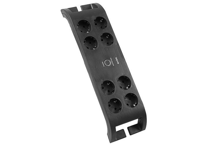 S-Link SPG3080 2m Siyah 3x1.5mm 8 li Akım Kor.Priz