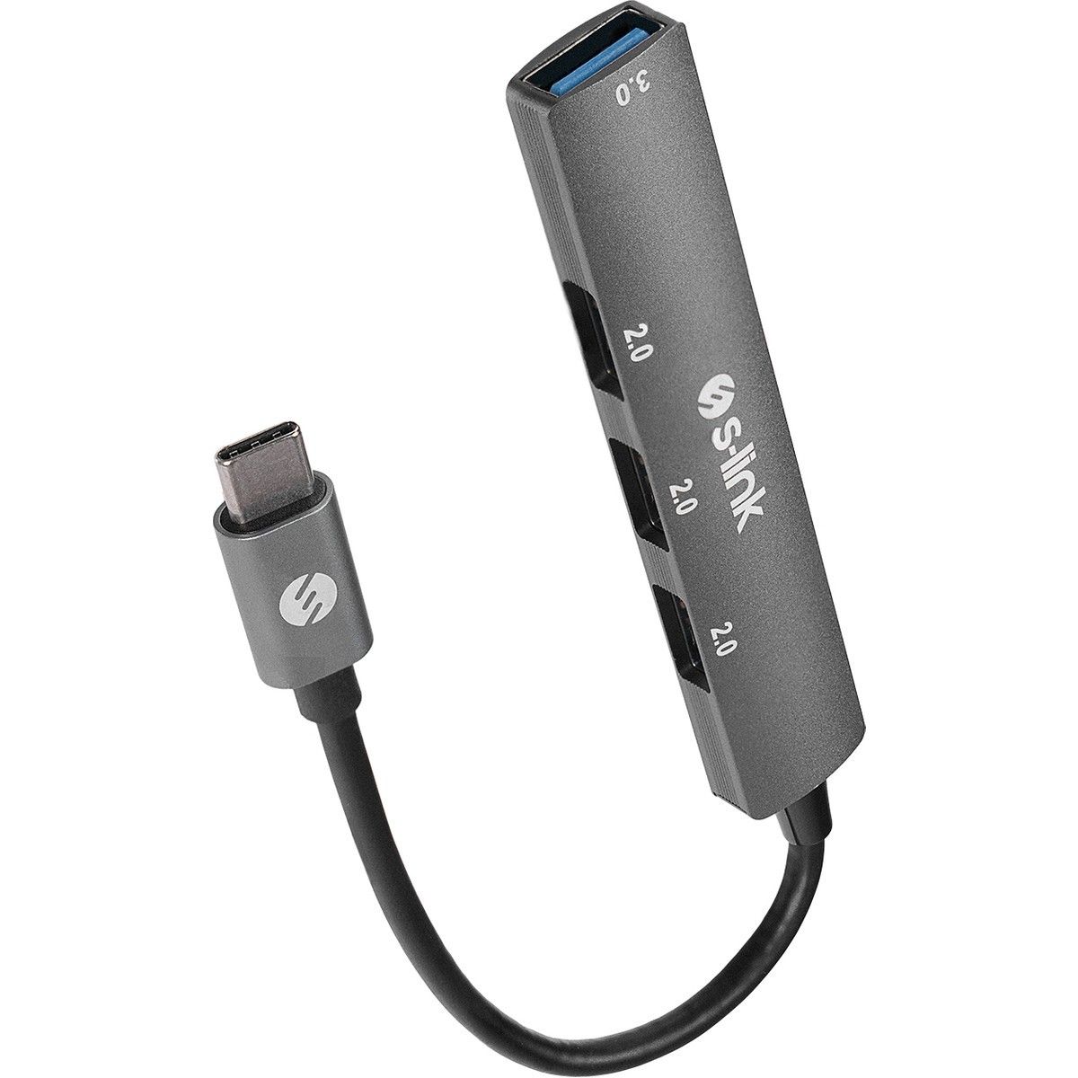 S-Link SW-U324 4 Port Usb 3.0/2.0 Type-C Usb Hub