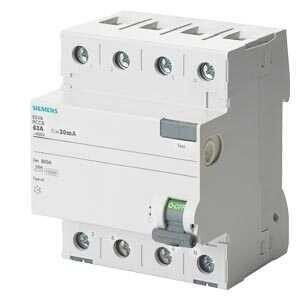 Siemens 5SV4646-0 4x63A 300mA Yangın Koruma Rölesi #1