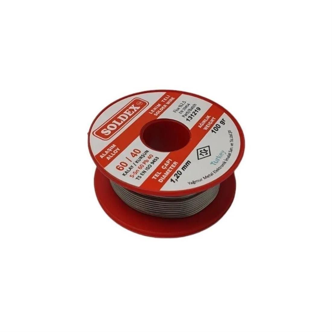 Soldex 60/40 1.20mm 100g Lehim Teli