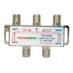 TeknoGreen TG-S400 5-2500 Mhz 1 in 4 out Splitter #1