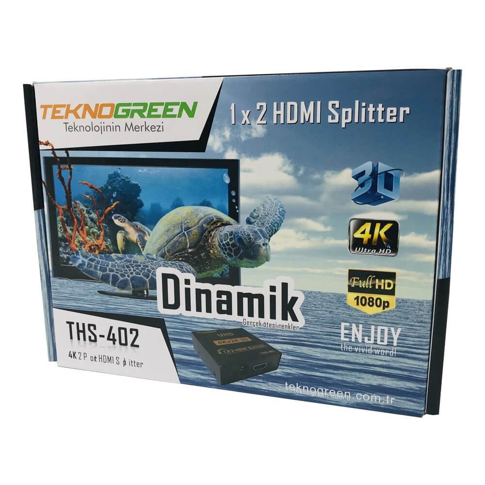 TeknoGreen THS-402 2 Port 4K Hdmı Splitter #2