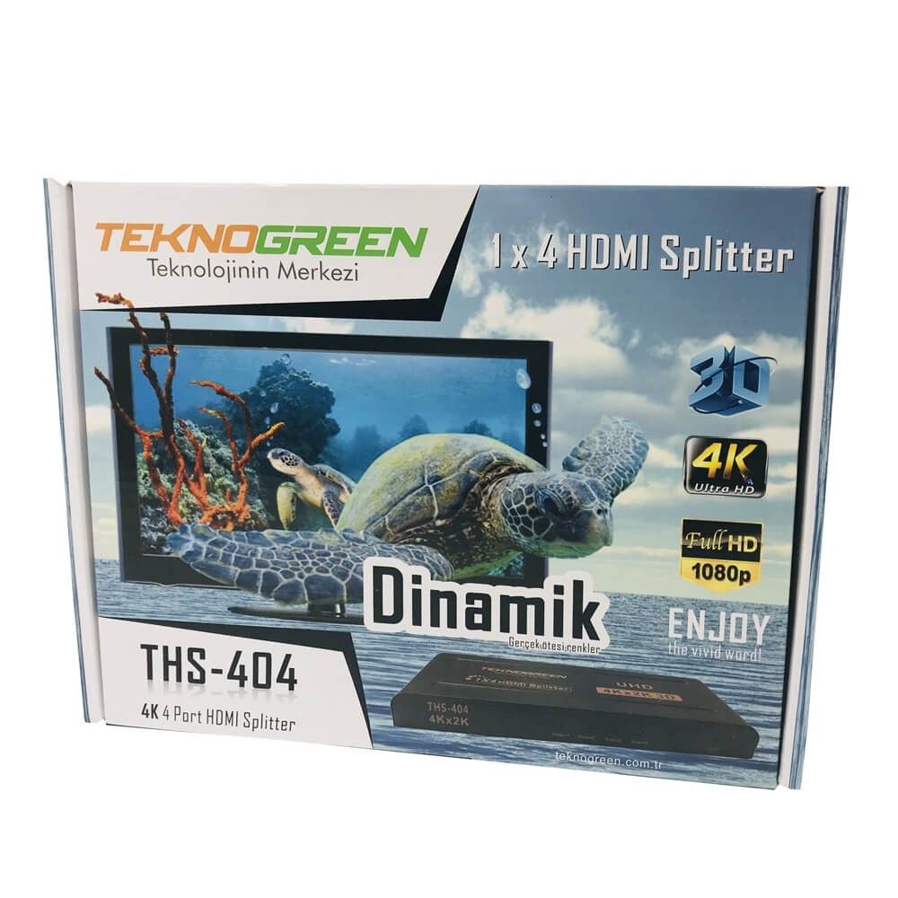 TeknoGreen THS-404 4 Port 4K Hdmı Splitter #3