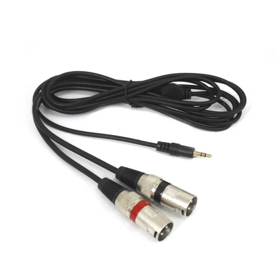 TeknoGreen TKS-1003 2xXLR 3.5 Stereo E-E Kablo 3m. #2