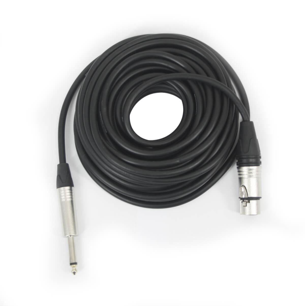 TeknoGreen TKS-410 XLR Dişi 6.3 Mono E Kablo 10m. #2