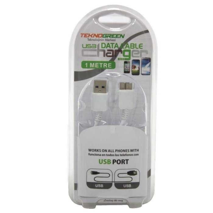 TeknoGreen TKU-S02 1m. Samsung Note3,S5 Usb Kabl #3
