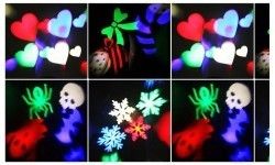 TH-010 Renkli Desen Efektli Led Işık #4
