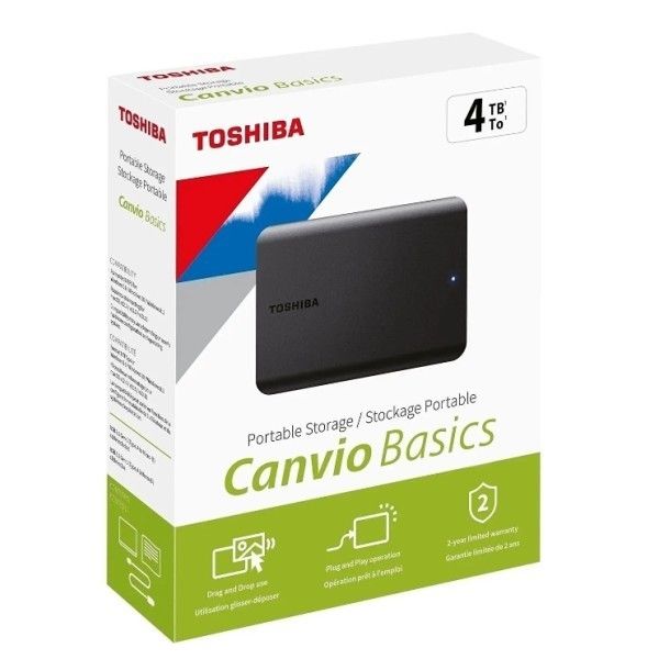 Toshiba Canvio Basic 2.5' 4Tb Siyah Harici Disk #2