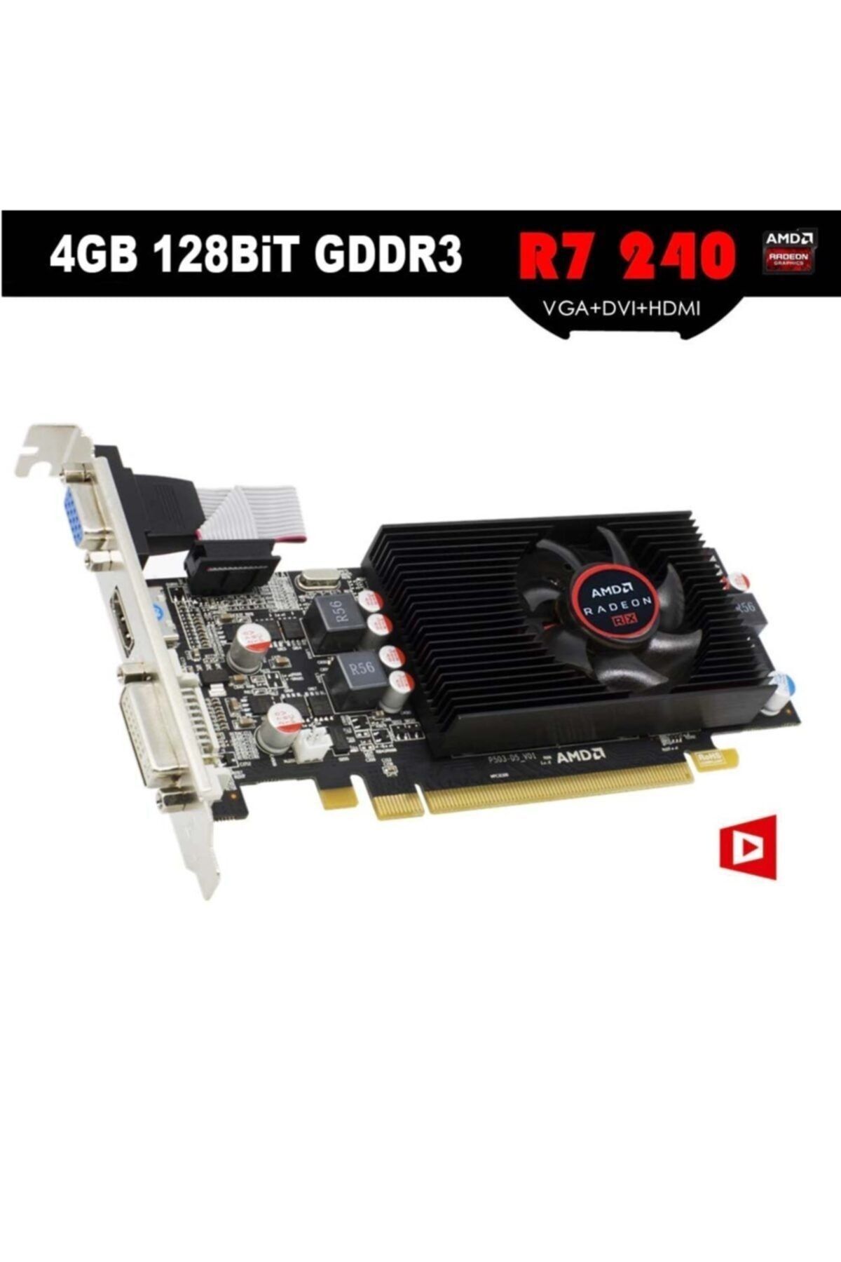 Turbox Radeon R7 240 4Gb Ddr3 128 Bit Ekran Kartı #2