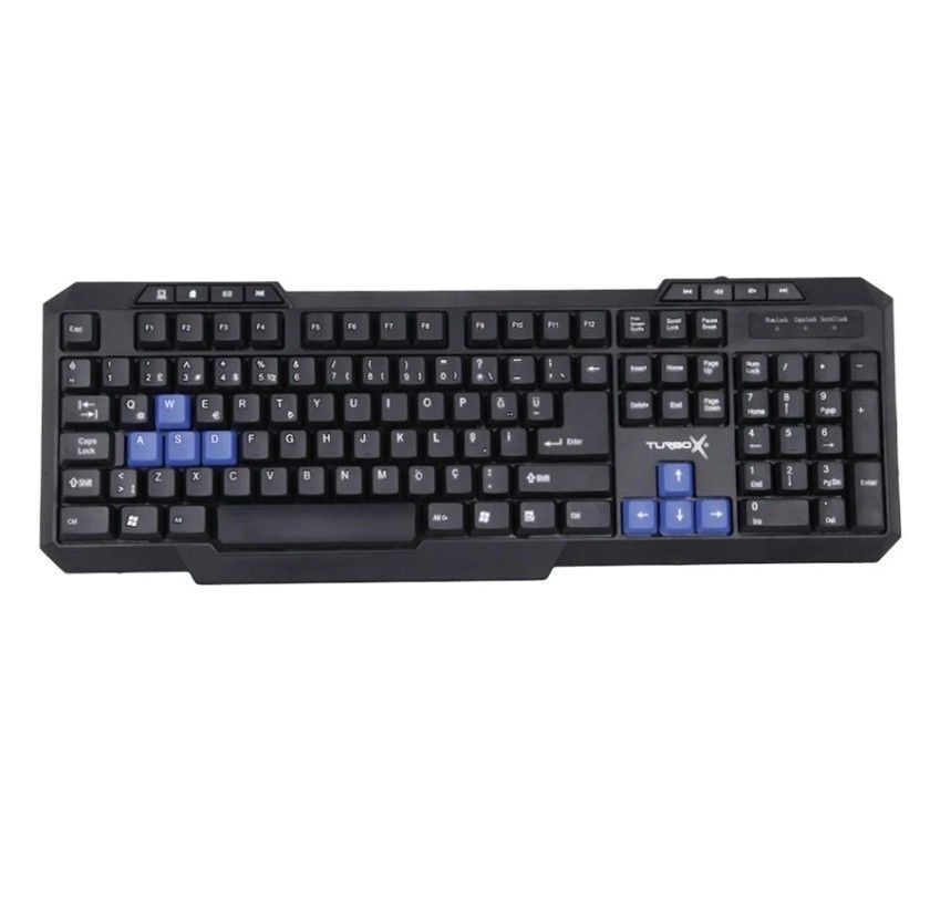 Turbox TR-X3B Q Kablolu Mavi,Siyah Klavye