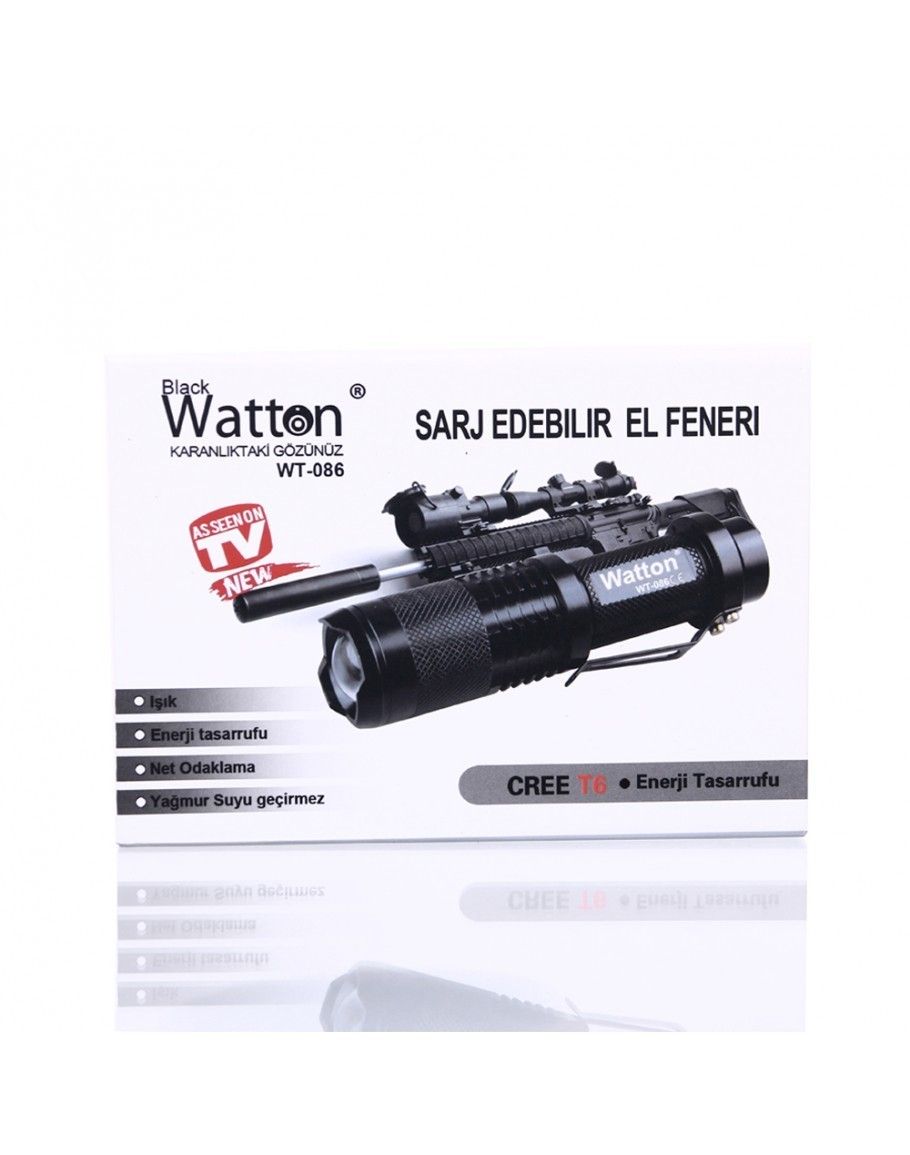 Watton WT-086 Şarjlı El Feneri #2