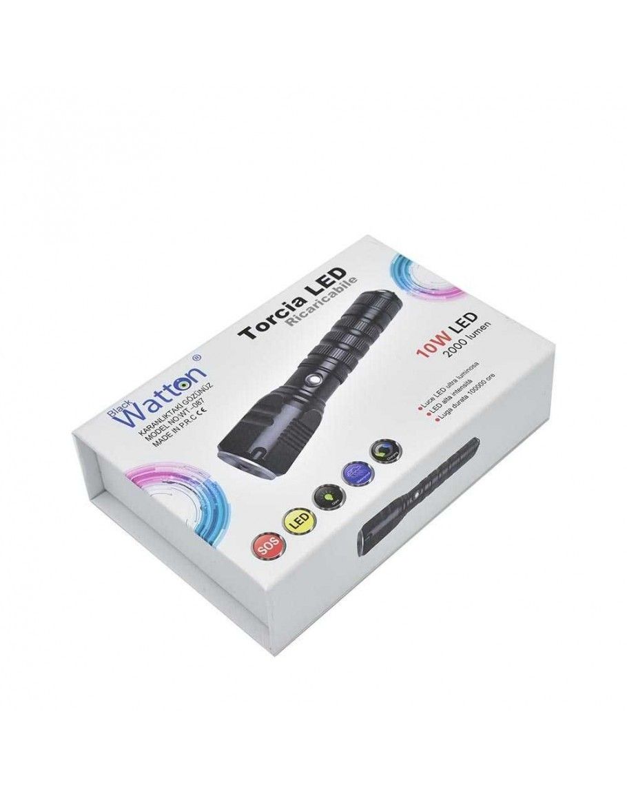 Watton WT-087 Şarjlı Torcia Led El Feneri #4