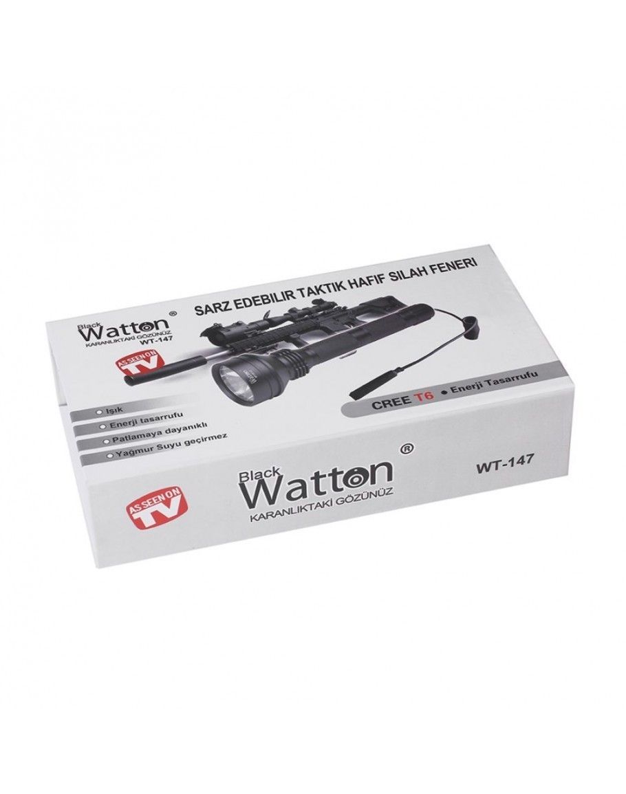 Watton WT-147 Şarjlı T6 Cree Led El Feneri #2