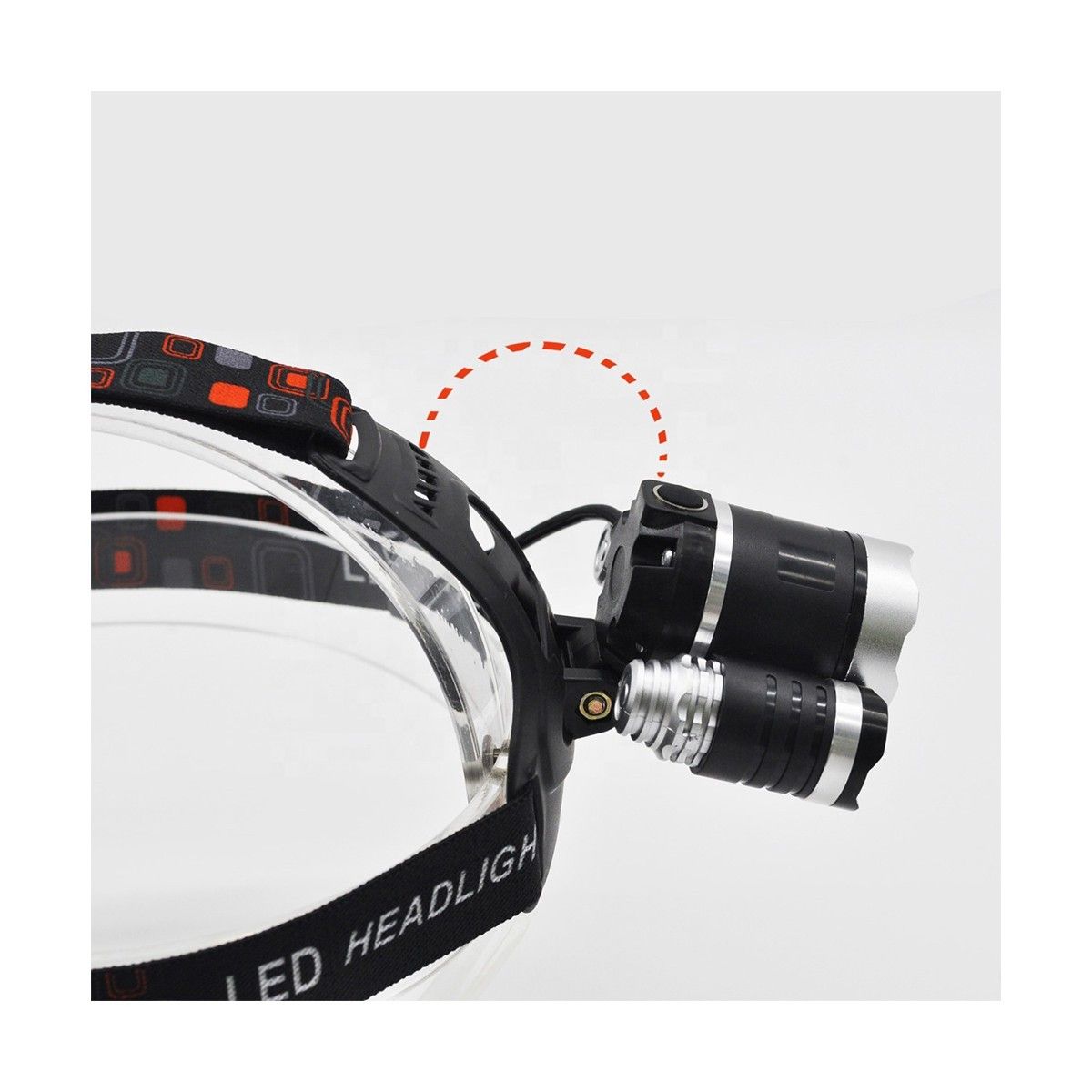 Watton WT-256 Şarjlı T6 Cree Led Kafa Feneri #3