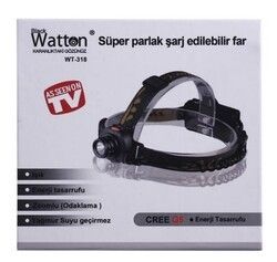 Watton WT-318 Şarjlı Cob Led Kafa Feneri #4