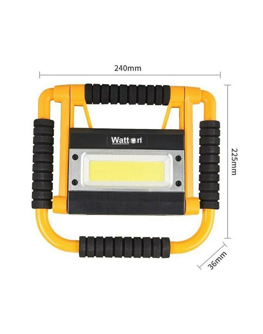 Watton WT-328 20W Şarjlı Seyyar Led Projektör #4