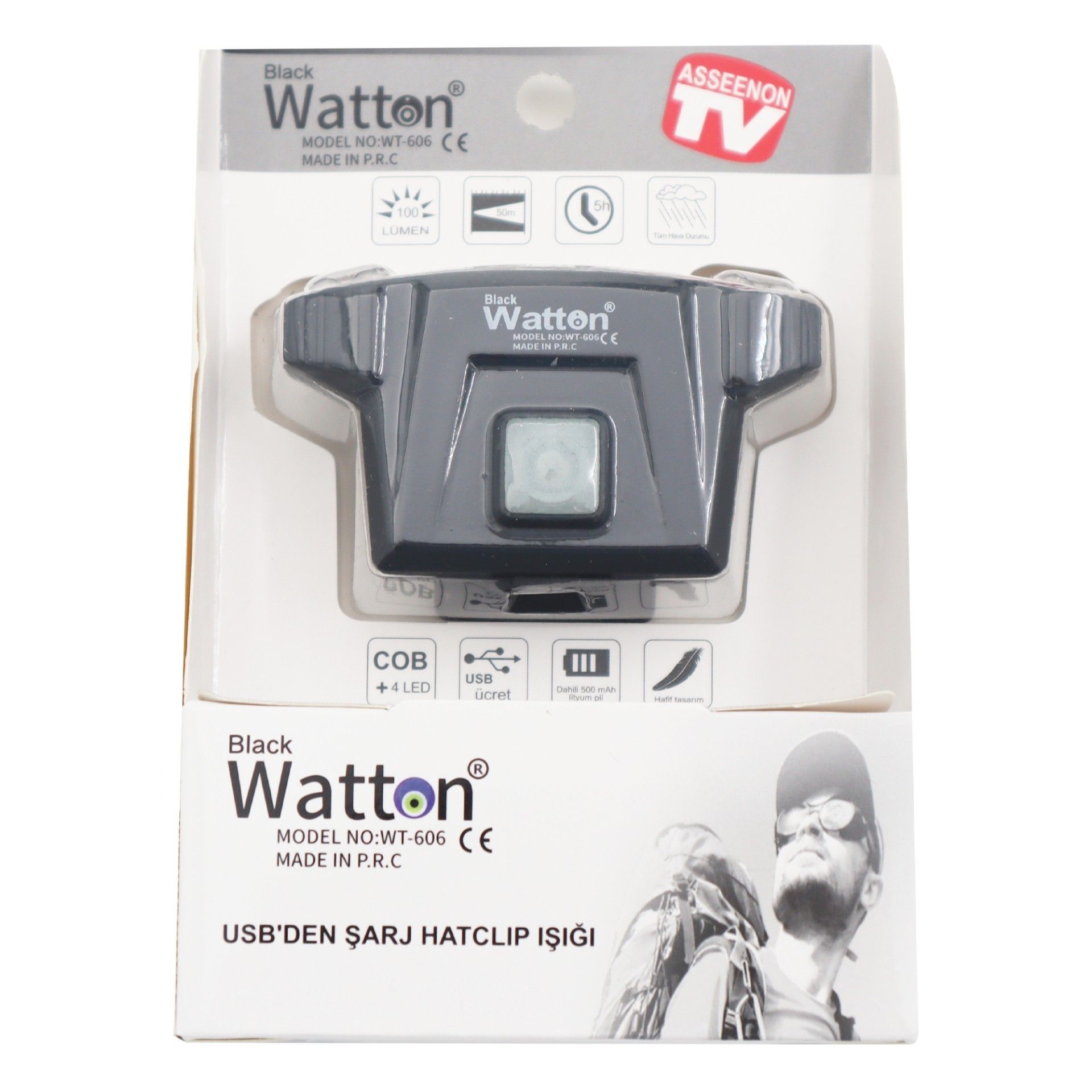 Watton WT-606 Şarjlı Kafa Feneri #2