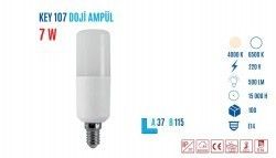 YCL KEY-107B 7W E14 560 Lumen Doji Led Ampul Beyaz #2