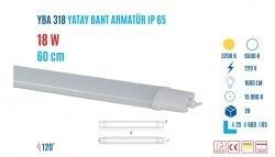 YCL YBA-318B 18W 60cm Beyaz Yatay Bant Armatür #3