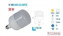 YCL YL-180G 30W E27 Gunışığı Pvc Led Ampul #2