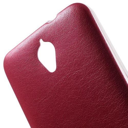 Asus Zenfone C Kılıf Deri Dokulu Arka Kapak Beyaz