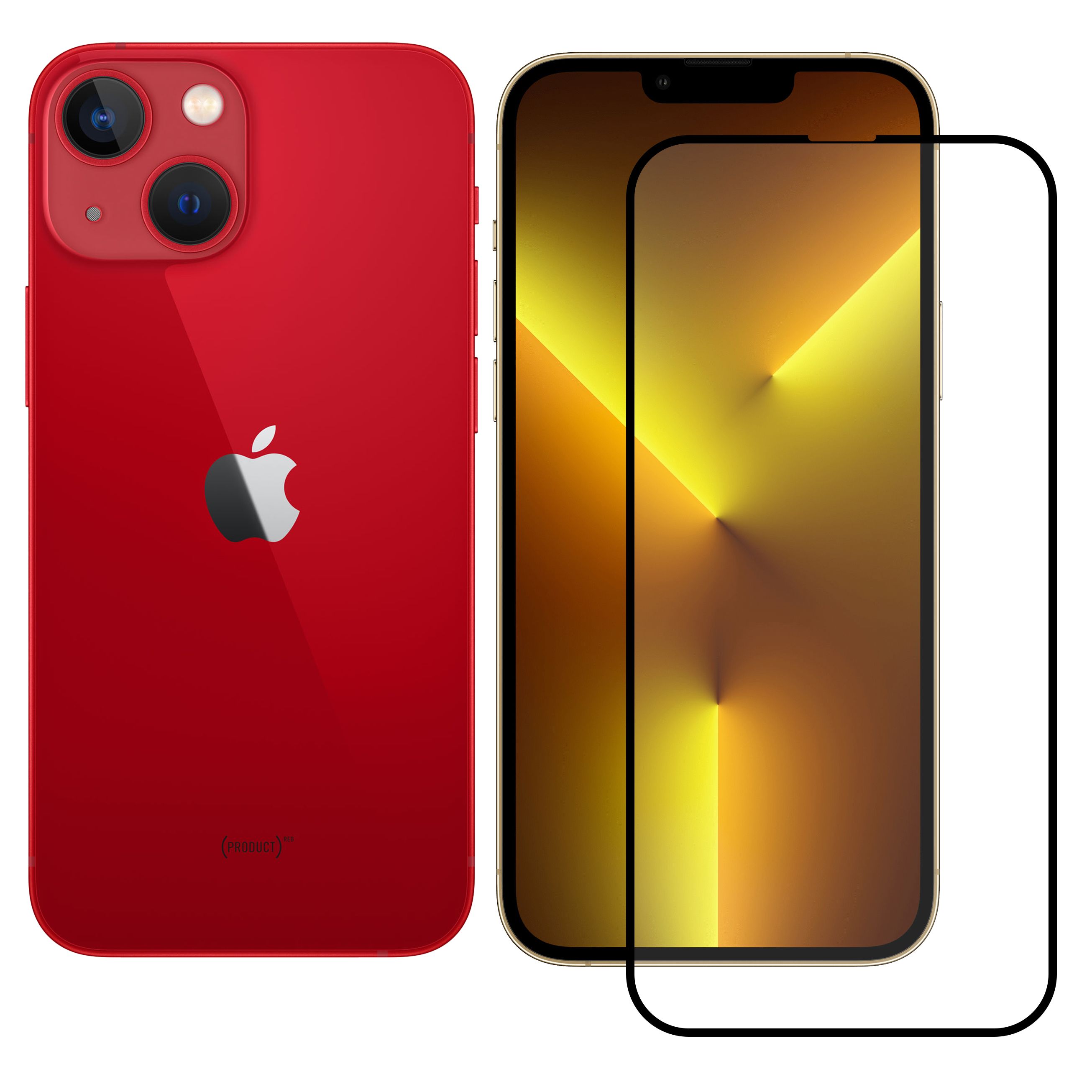 Bufalo iPhone 13 / 13 Pro Ekran Koruyucu 5D Temperli Cam