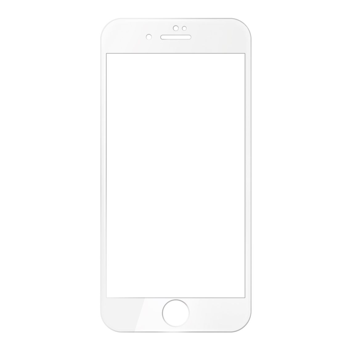 Bufalo iPhone 6 / 6s Ekran Koruyucu Seramik Nano 9D Tam Kaplama Beyaz