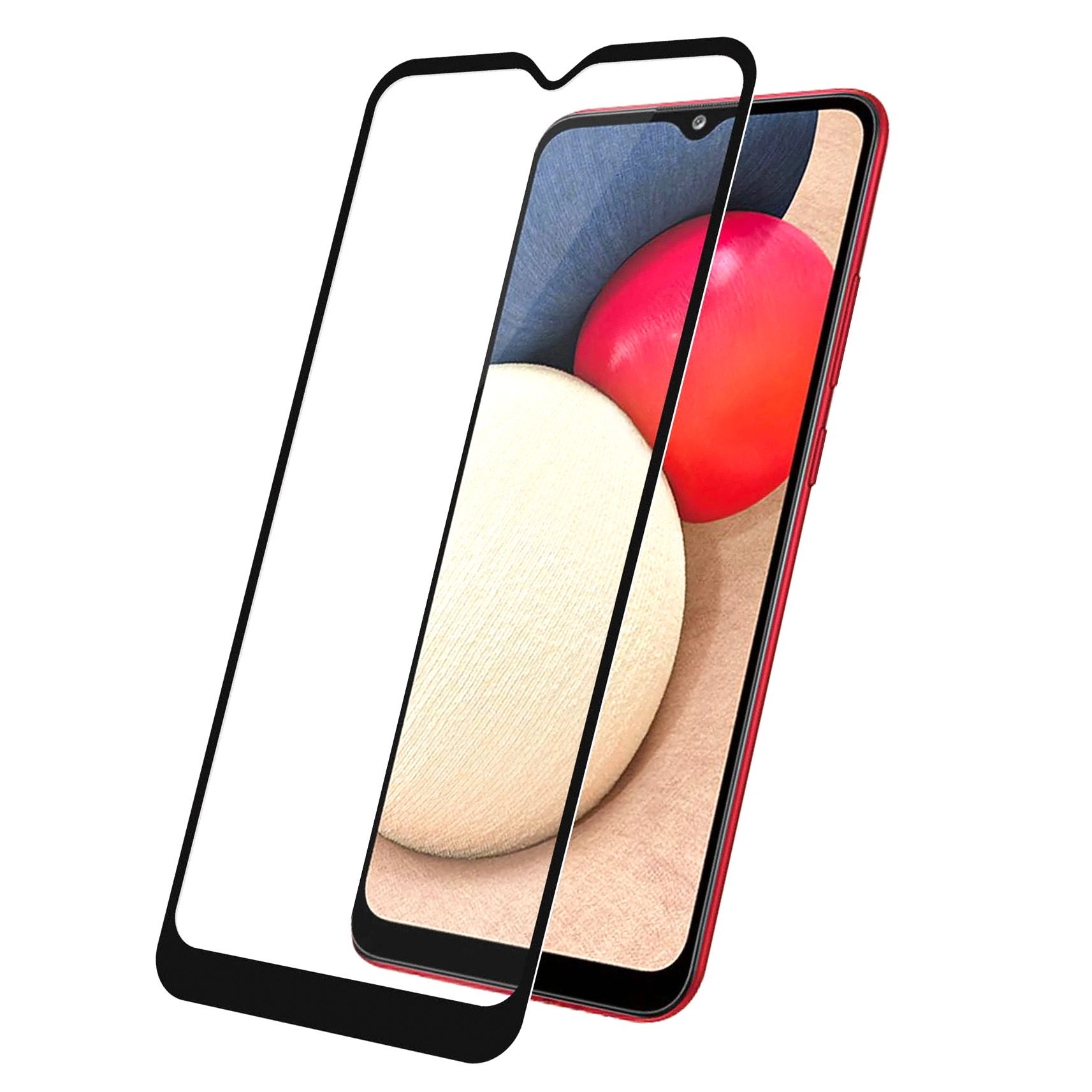 Bufalo Samsung Galaxy A02s / A03s Ekran Koruyucu Seramik Mat Nano 9D Tam Kaplama Siyah