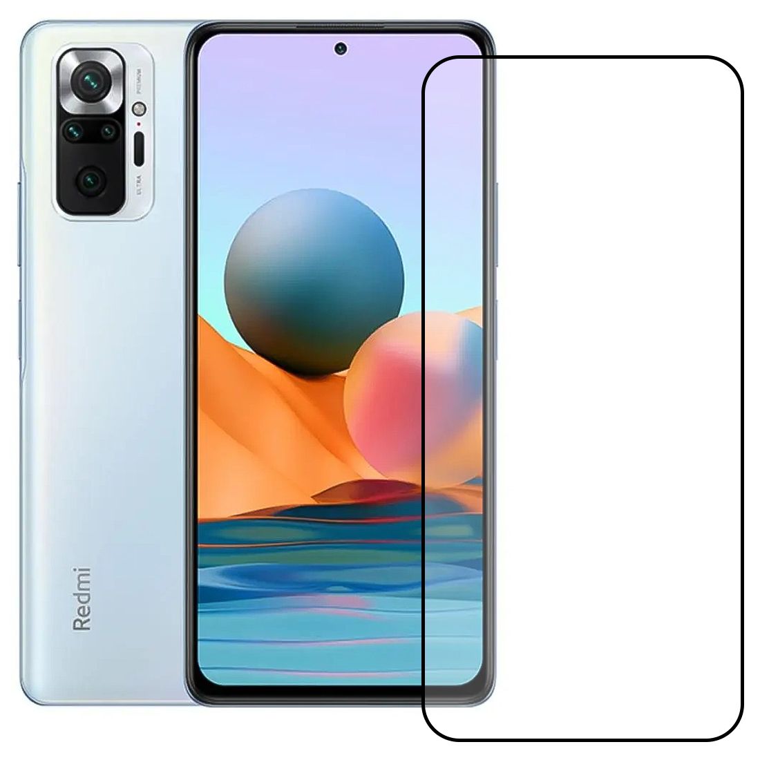 Bufalo Xiaomi Redmi Note 10 Pro Seramik 9D Tam Kaplama Ekran Koruyucu