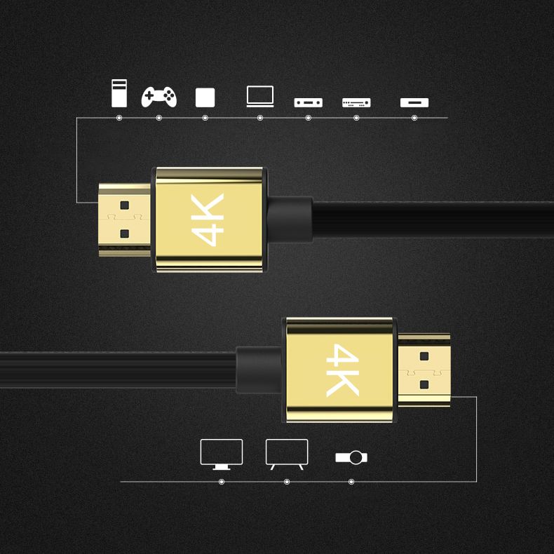 BXY HDMI to HDMI Kablo HDTV 2.0 3D 4K UHD 3mt (3 Metre)