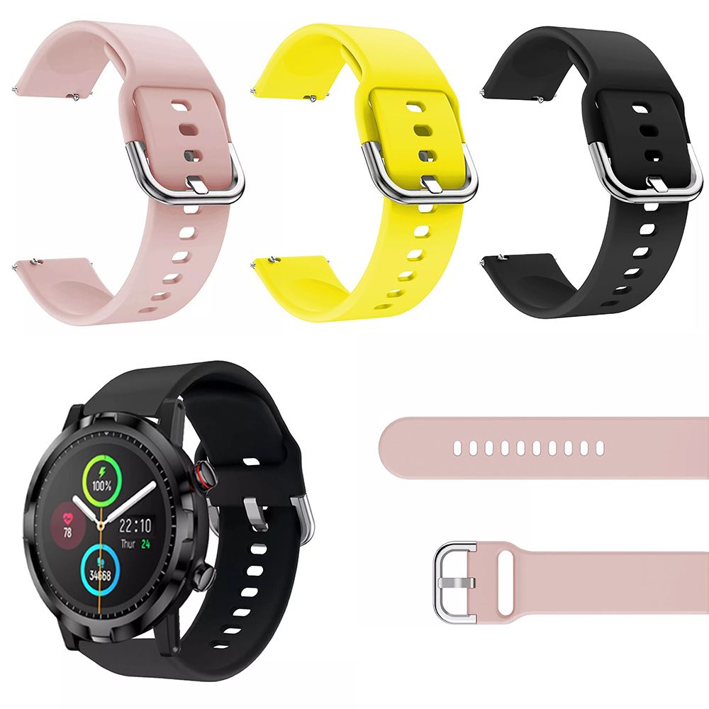 FitCase 22mm Akıllı Saat Uyumlu Tokalı Silikon Kordon