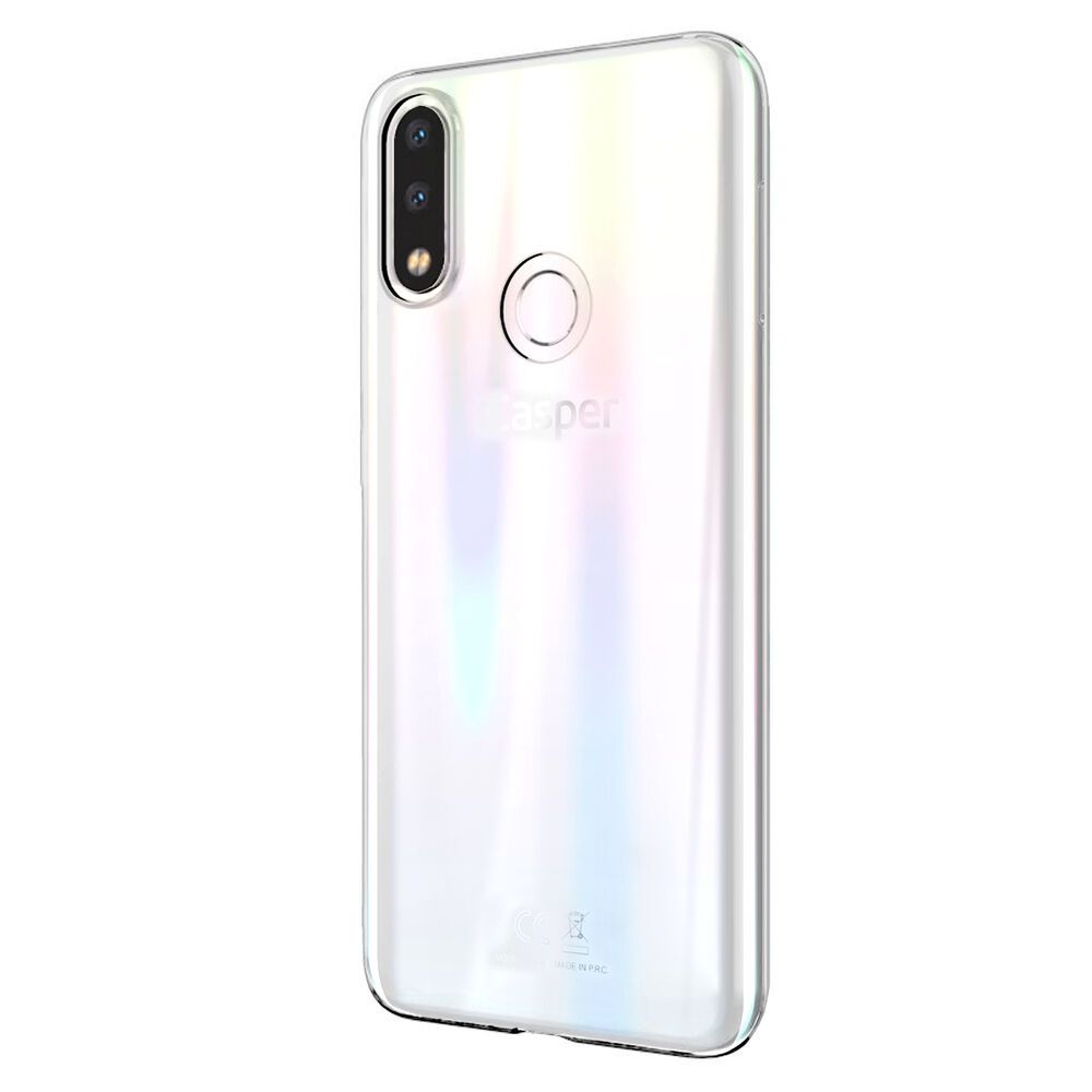 FitCase Casper VIA S Kılıf Kamera Korumalı Silikon Şeffaf Arka Kapak