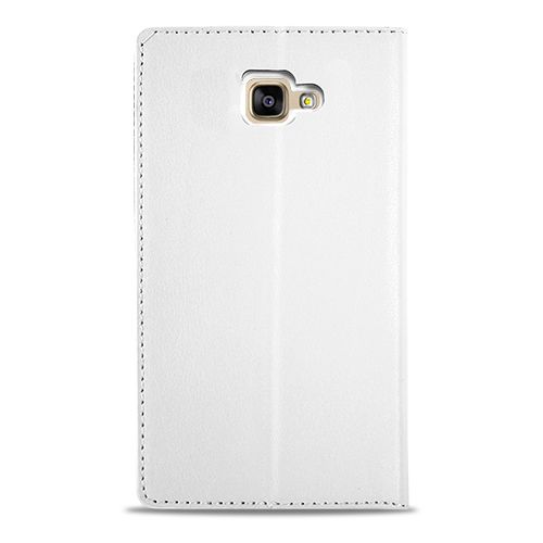 FitCase Dolce Galaxy A3 2016 Gizli Mıknatıslı Pencereli Kılıf Beyaz