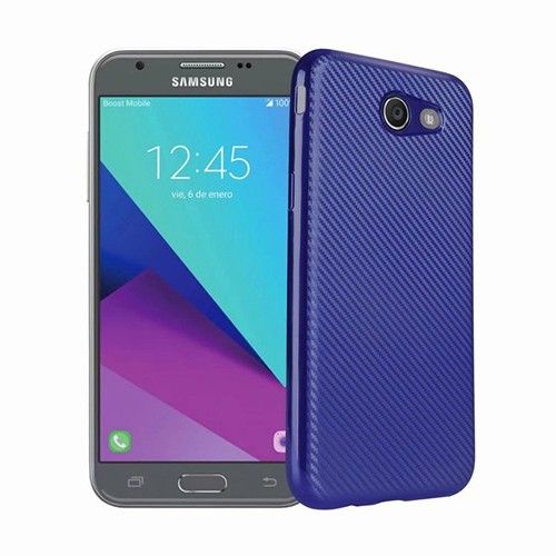 FitCase Galaxy J5 2017 Elektroliz Carbon Desen Arka Kapak Lacive