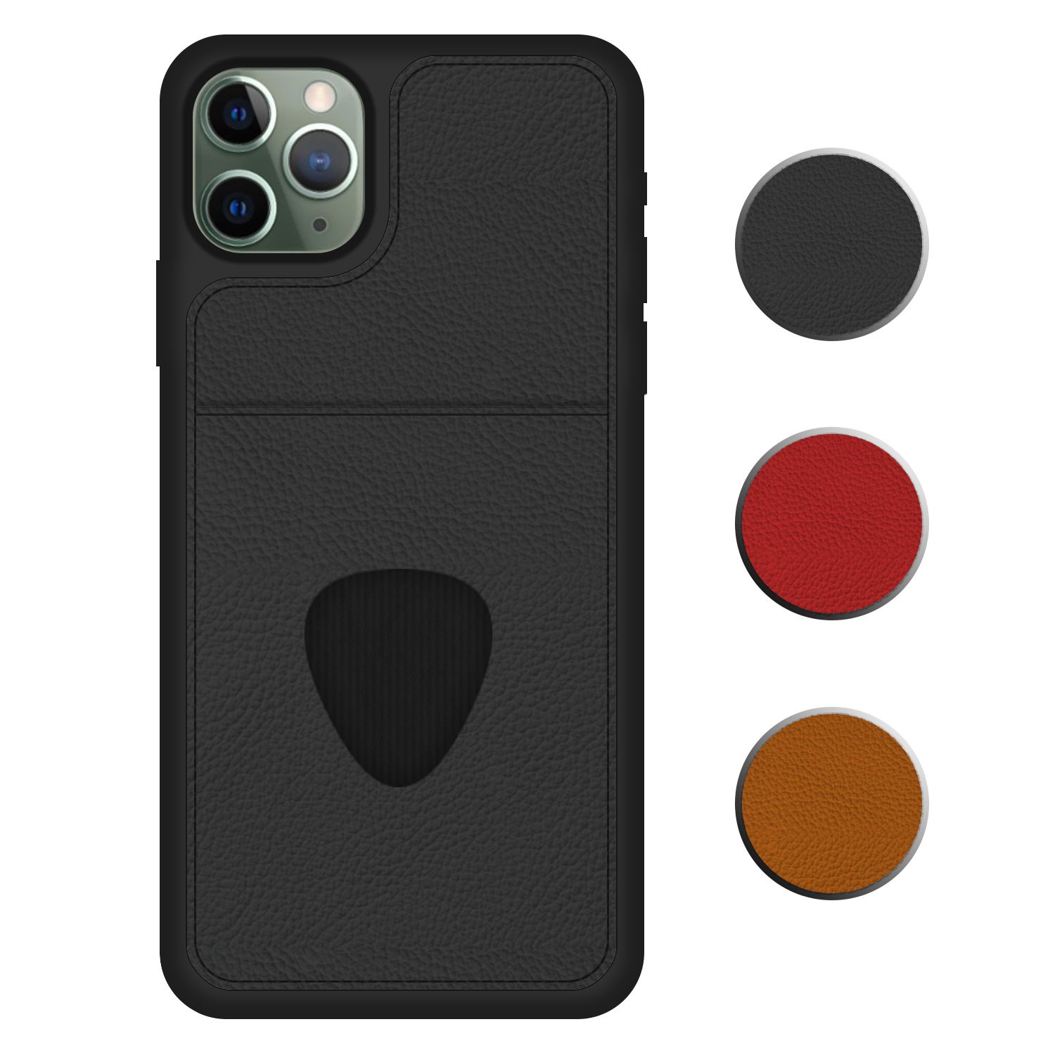 FitCase iPhone 11 Pro Max Kılıf Proda Deri Tek Kartlık Cepli Kapak