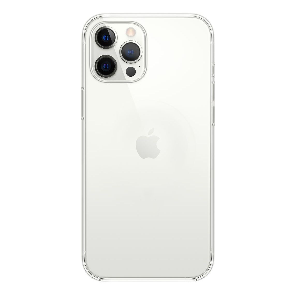 FitCase iPhone 12 / 12 Pro Kılıf Kamera Korumalı Silikon Şeffaf Arka Kapak