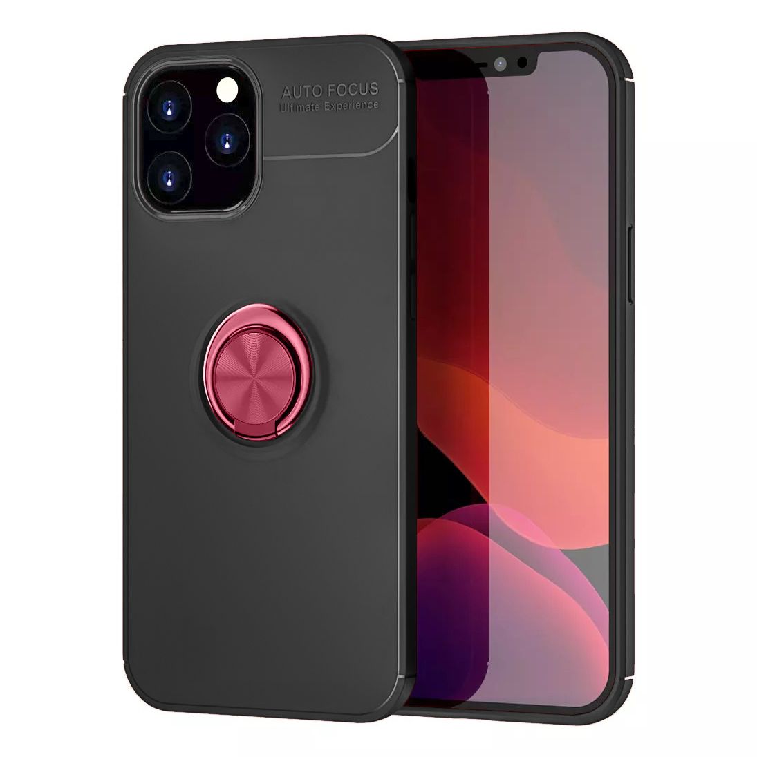 FitCase iPhone 12 Mini Kılıf Auto Focus Ring Arka Kapak
