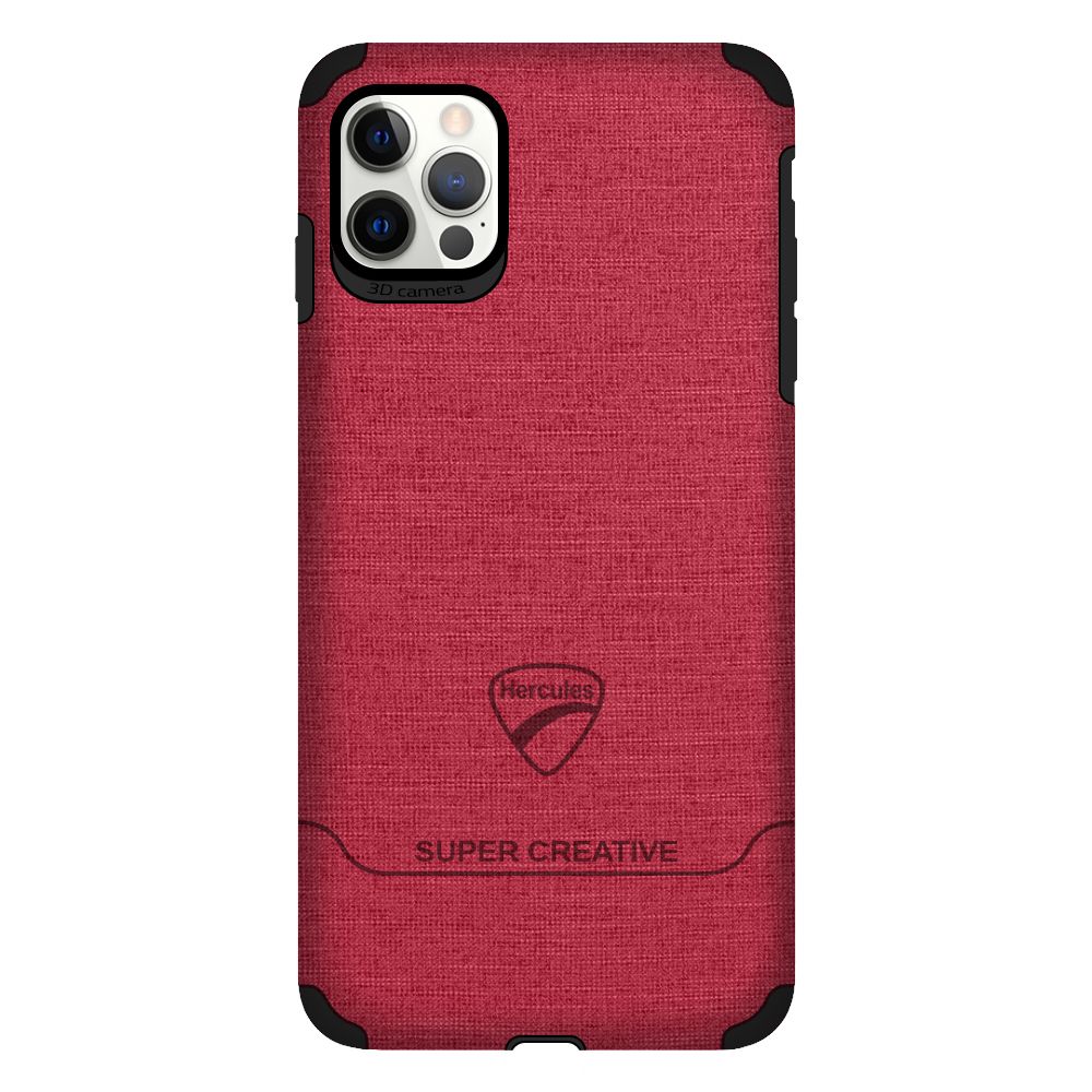 FitCase iPhone 12 Pro Max Kılıf Super Fabric Arka Kapak