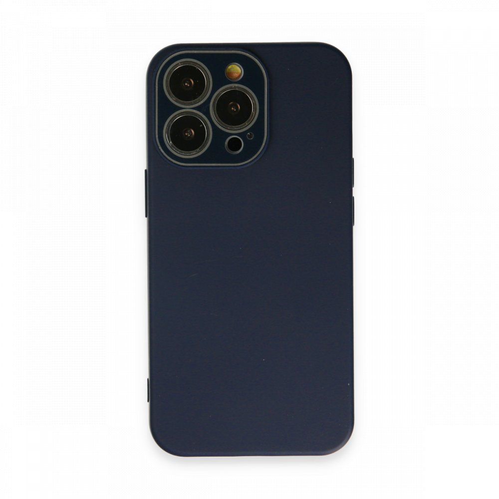 FitCase iPhone 13 Pro Glass Kamera Korumalı Lansman Silikon Kapak