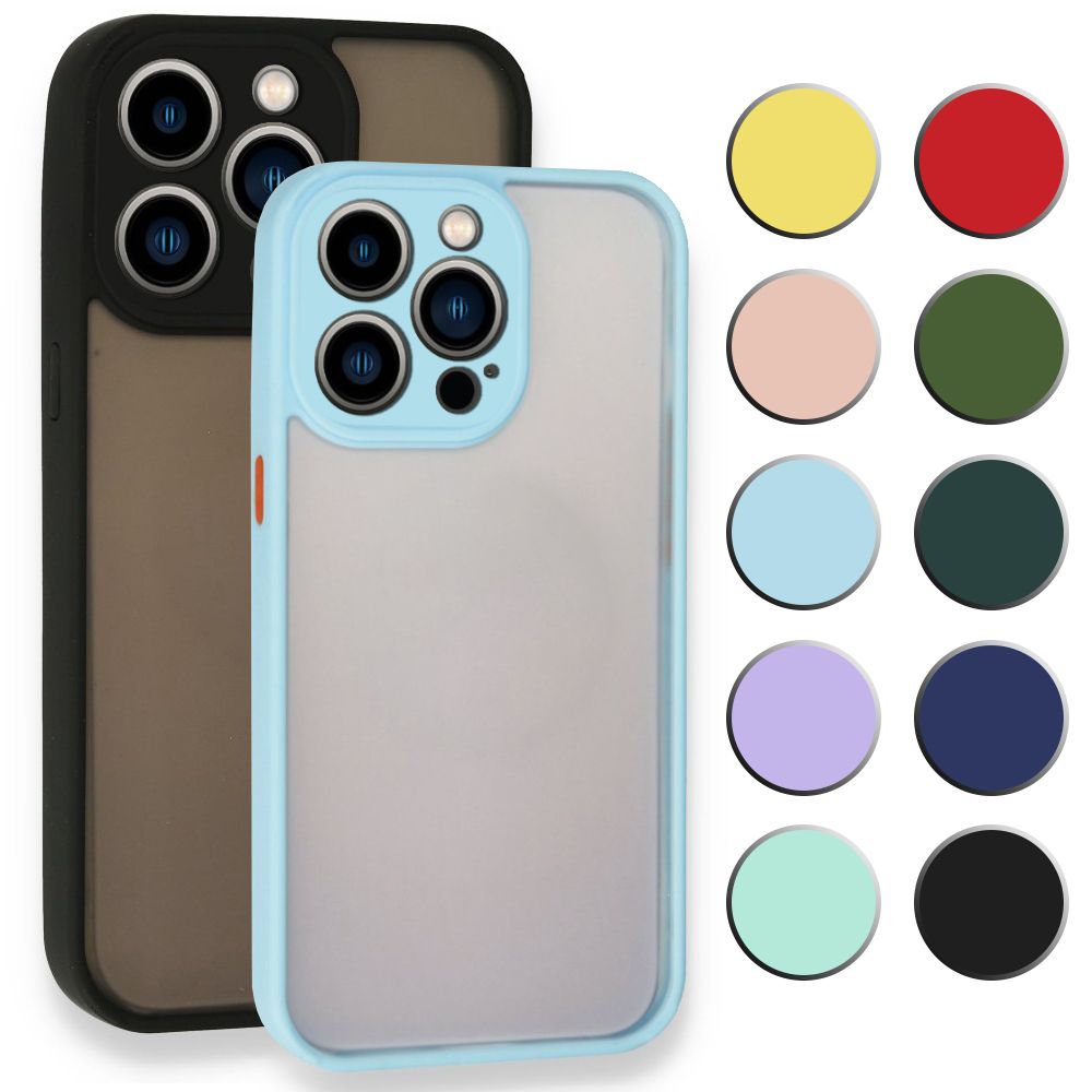 FitCase iPhone 13 Pro Montrea Silikon Arka Kapak