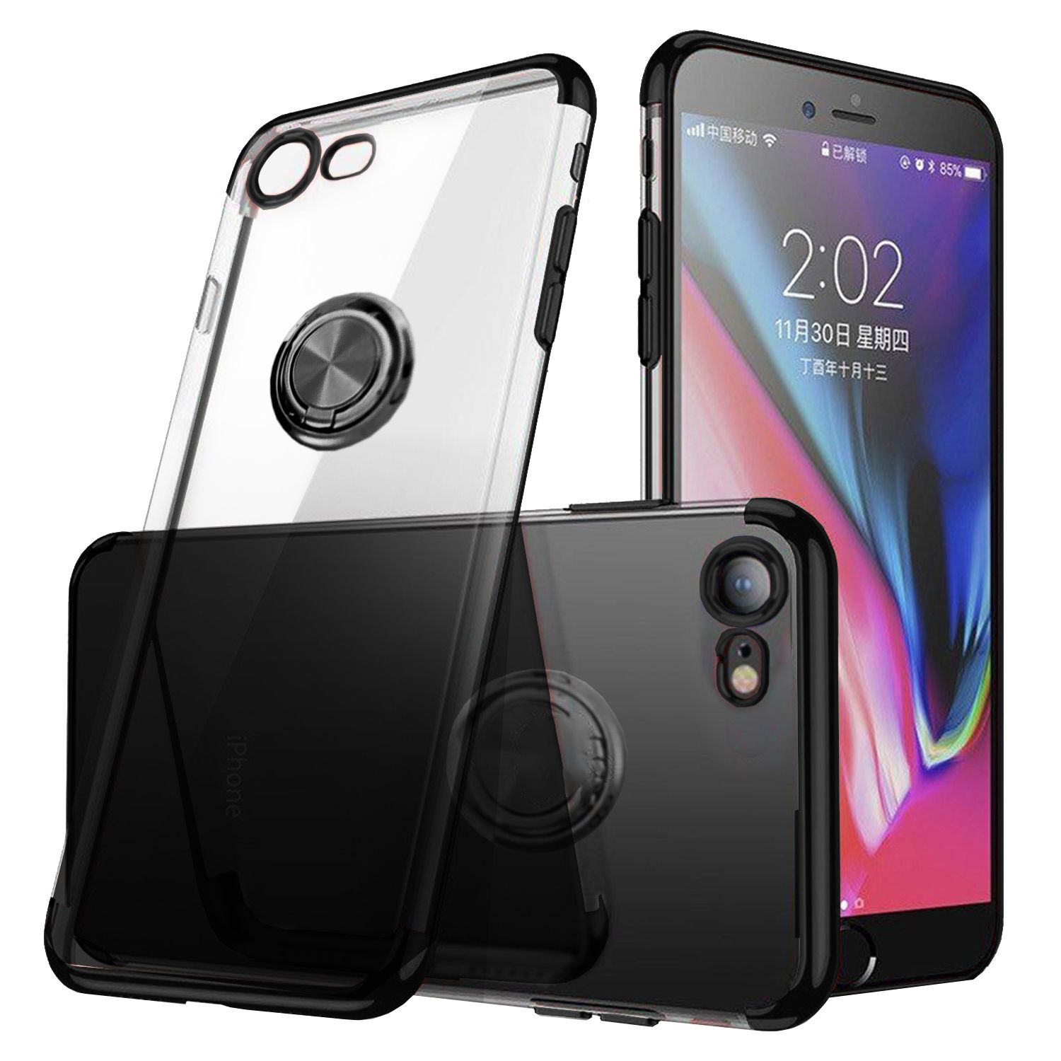 FitCase iPhone 7 / 8 Kılıf Marvel Ring Arka Kapak