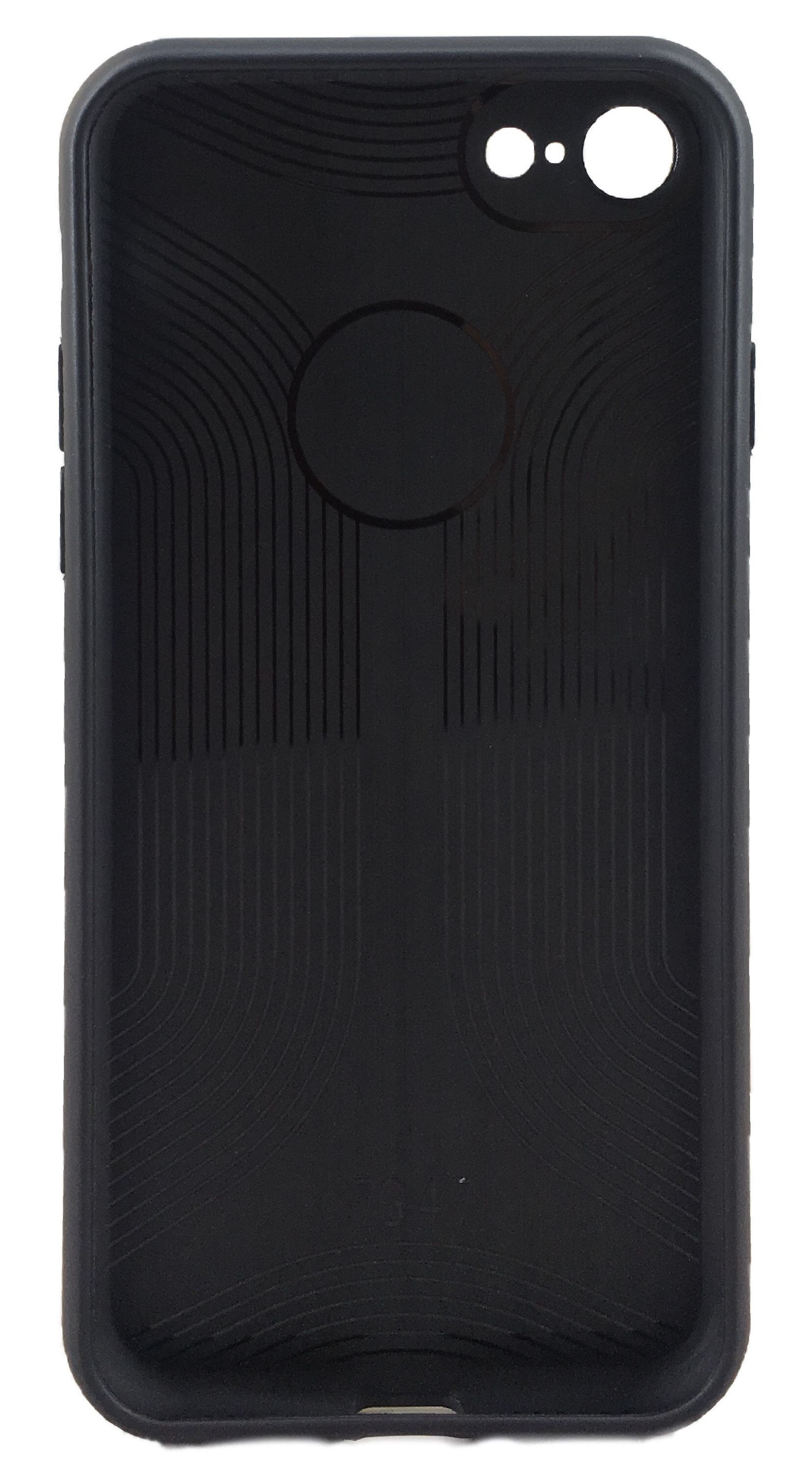 FitCase iPhone 7-8 Plus Auto Focus Silikon Arka Kapak Kahverengi